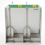 Drowaco double feed trough for fattening pigs