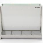 Dry feed dispenser for fattening pigs, 4 feeding points
