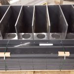 Feeding troughs for small goats