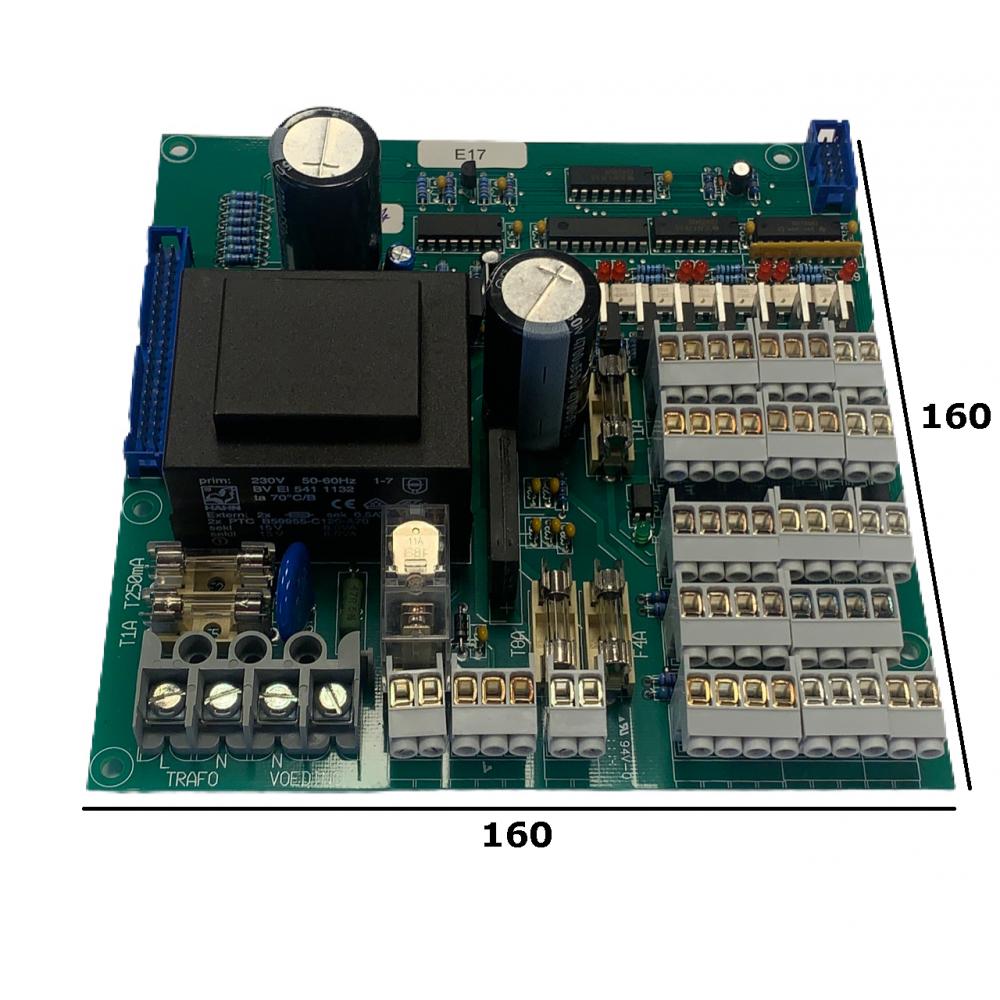 Base of the Variomix feed tray circuit board for the feed computer Variomix feeder feed computer base plate