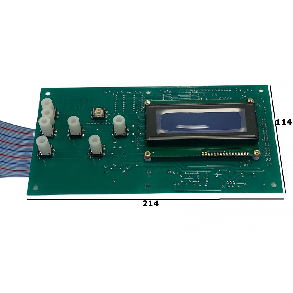 Door template for Variomix feed computer with dimensions Dimensions of the Variomix feed computer door circuit board