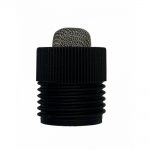 Adjustable drinking nipple with strainer