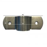 Stainless steel saddle bracket